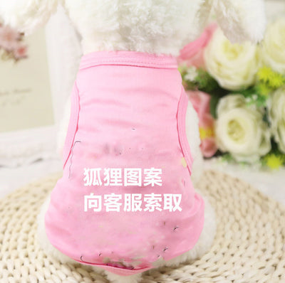 Cute Pet Vest Clothing Small